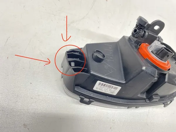 LJ6B-15A255-BB Halogen Vänster Strålkastare med DRL image 5