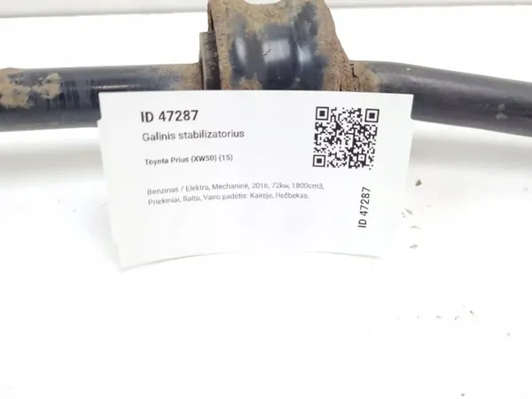Toyota Prius Taka-akselin stabilisaattori OEM MAM47287 image 6