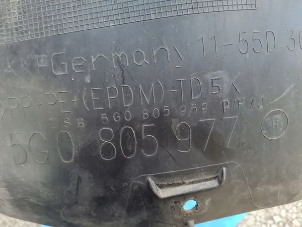 Front Left Wheel Arch VW Golf VII 2012> image 4