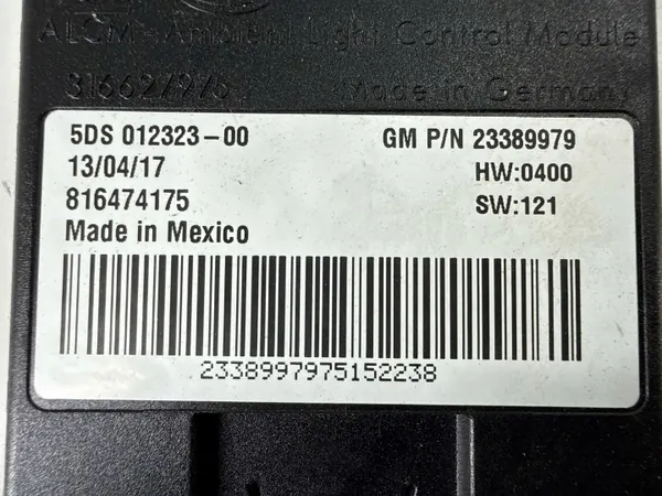 Chevrolet Camaro LCM-moduuli OEM 23389979 image 6