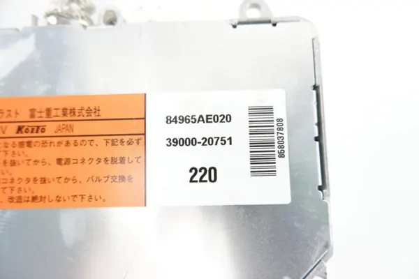 Xenon-virtalähde OEM 39000-20751 Subaru Outbackille image 5