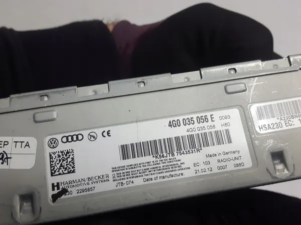 Radio Tuner Audi Q7 4L OEM 4G0035056E Gebraucht image 3