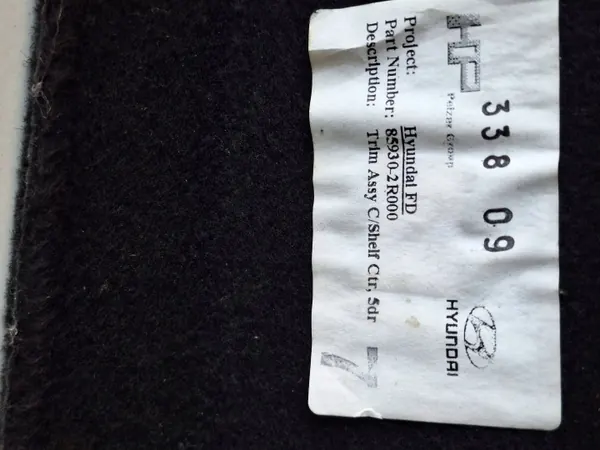 Tampa de bagageira usada Hyundai i30 2007-2012 OEM 859302R000 image 5