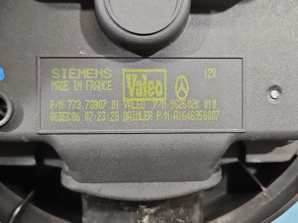 Ventilador de ar Mercedes ML W164 A1648350007 image 3