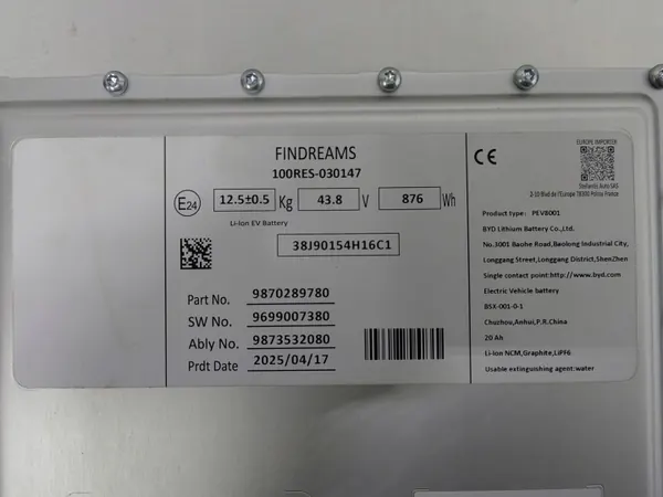 Batterie 48V Opel 9870289780 pour Frontiera C 2024 image 4