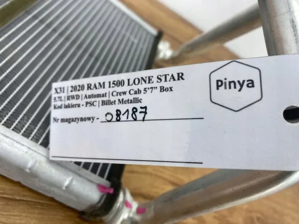 Lämmityslaite OEM P68442433AE Dodge Ram 1500 2019+ image 10