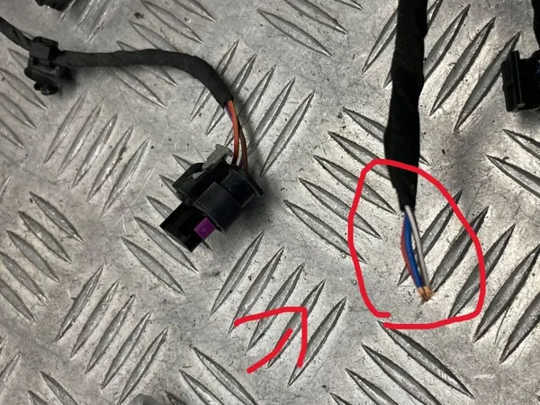 OEM 9J1971104H Porsche Taycan Cablagem Sensor PDC Traseiro image 9