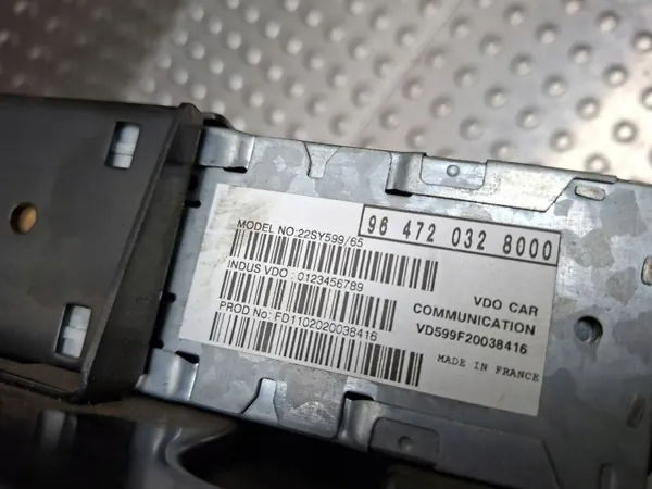 Radio CD/DVD OEM S26279303 pour Peugeot 607 image 5