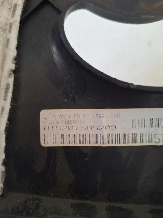 Cobertura de pilar Hyundai I20 II OEM 85860-C8000 Direita image 3