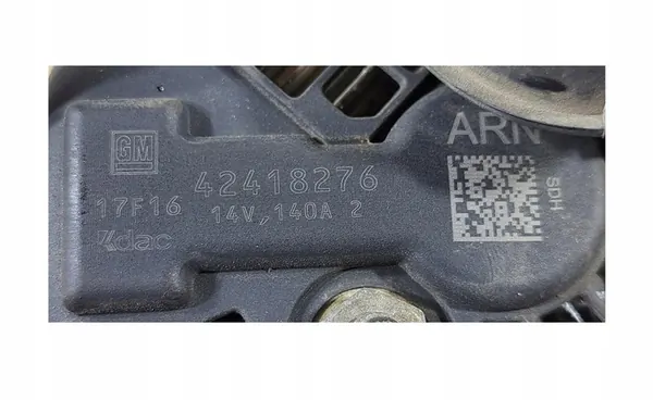 ALTERNATOR OPEL MOKKA X ZAFIRA C ASTRA K 1.6 CDTI 42418276 image 3