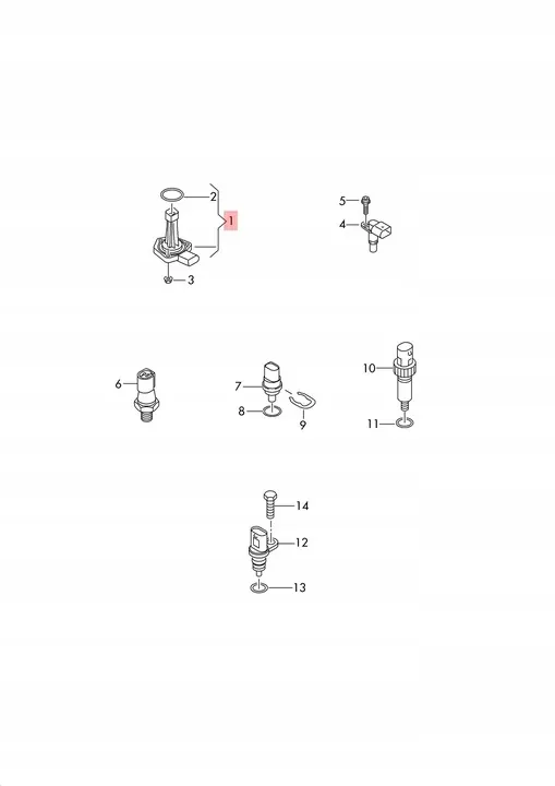 Öljytason anturi AUDI A6 C7 03C907660S image 2