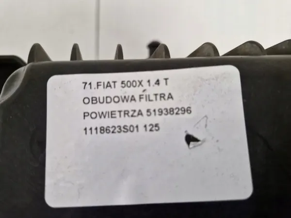 Luftfilterhus Fiat 500X 1.4T OEM 51938296 image 5