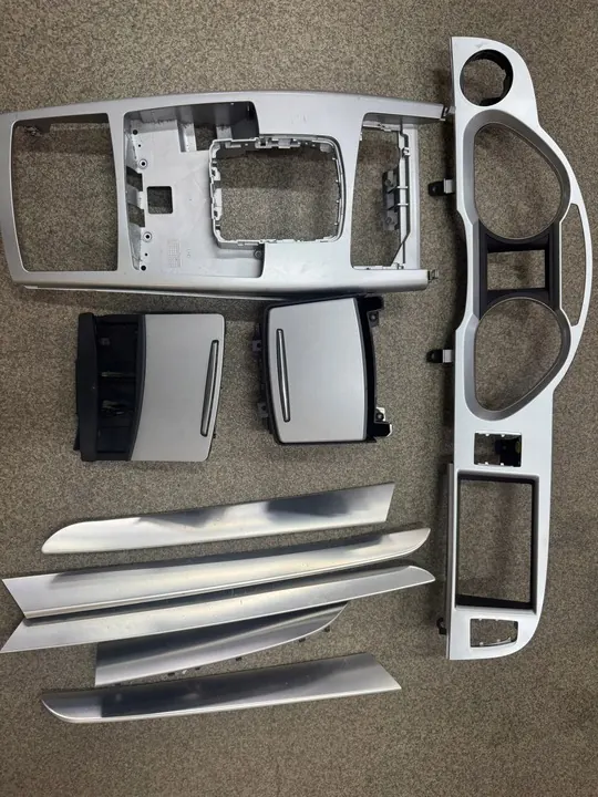 Conjunto de acabamento em madeira decorativa Audi A6 C6 04-11 image 1