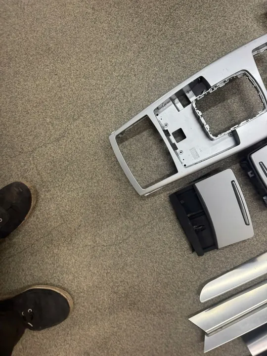 Conjunto de acabamento em madeira decorativa Audi A6 C6 04-11 image 2