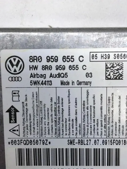 Airbag-moduuli OEM 8R0959655C Audi Q5 2010 image 3