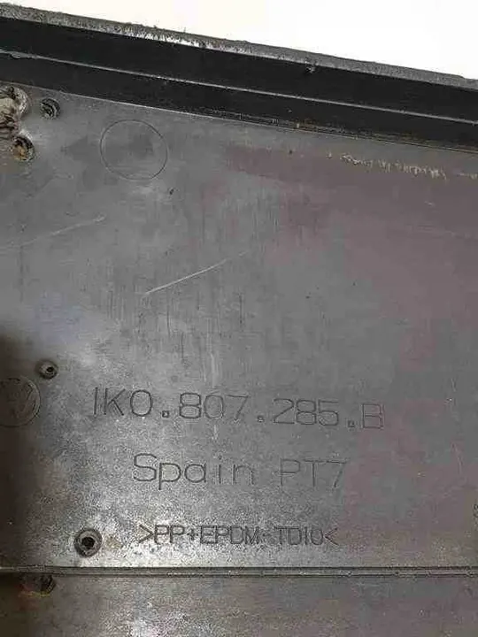 Registreringshållare VW GOLF V 1K0807285B image 3