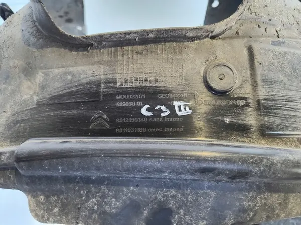 Citroen C3 III Parafango Anteriore Destro 9812150180 9811931180 image 9
