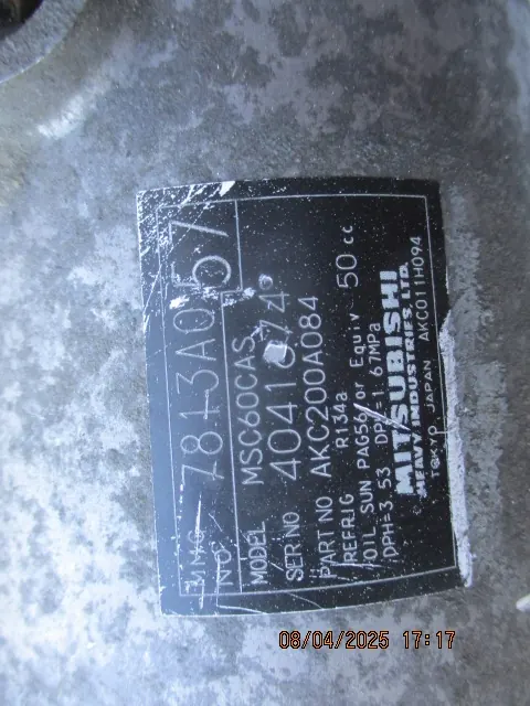 Compresor de Aire Acondicionado Mitsubishi Lancer / Suzuki SX4 / Swift image 3