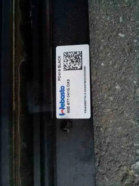 Techo solar Porsche Macan OEM 1735778 - Usado image 9