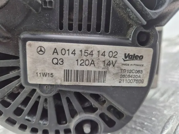 Mercedes SLK R172 Vaihtovirtageneraattori 1.8L image 5