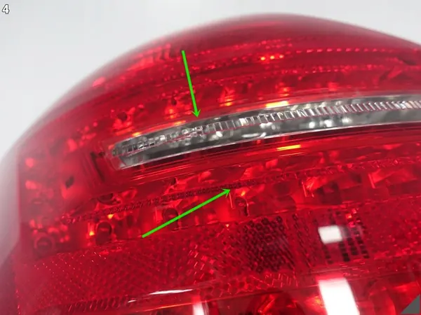 MERCEDES S-KLASSE W221 LIFT 09-13 LINKER ACHTER LED LICHT image 5