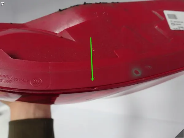 MERCEDES S-KLASSE W221 LIFT 09-13 LINKER ACHTER LED LICHT image 8