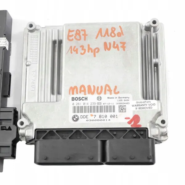 BMW Moottorin ECU DDE OEM 7810001 N47 143hv image 3