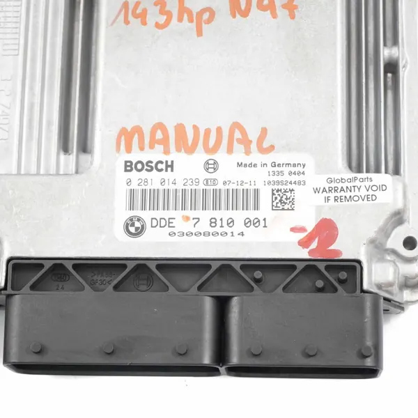BMW Moottorin ECU DDE OEM 7810001 N47 143hv image 4
