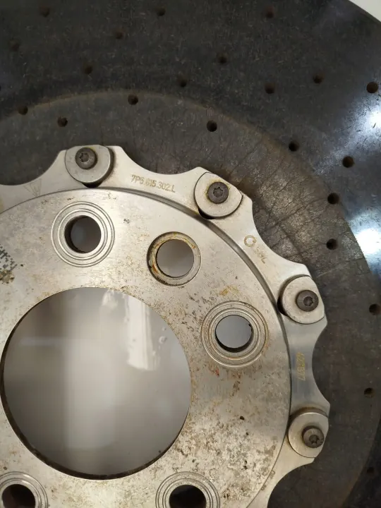 Keramik-Bremsscheibe vorne rechts Porsche Cayenne 7P 7P5615302L image 8