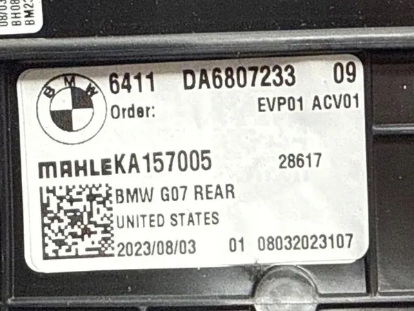 Réchauffeur arrière OEM 6807233 pour BMW X7 G07 image 7