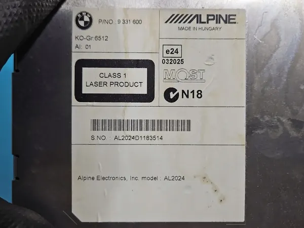 BMW F30 Werksradio OEM 9331600 Gebraucht image 4