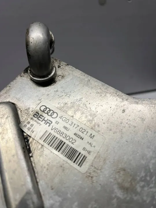 Audi OE 4G0317021M Transmissieoliekoeler Gebruikt image 3