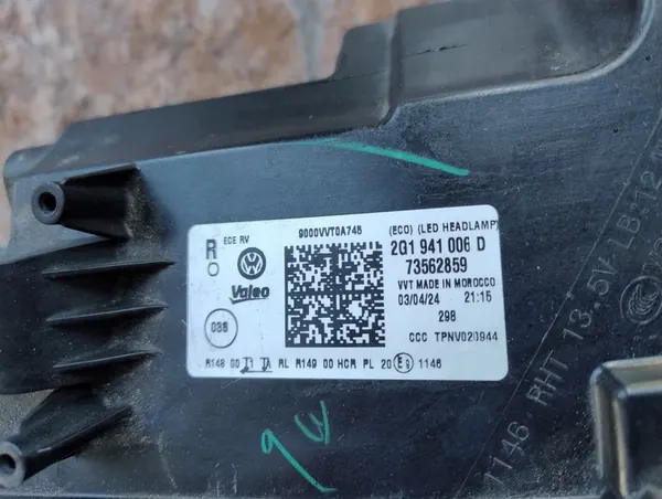 Oikea Full LED -lamppu VW Polo 2G LIFT 2021-^ 2G1941006D image 5