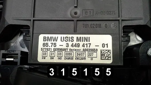 Console éclairage plafond OEM AM-315155 pour Mini Cooper 2007 image 3
