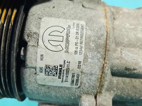 Compressore Aria Condizionata Fiat Tipo II 1.0 T OEM 52086457 image 3