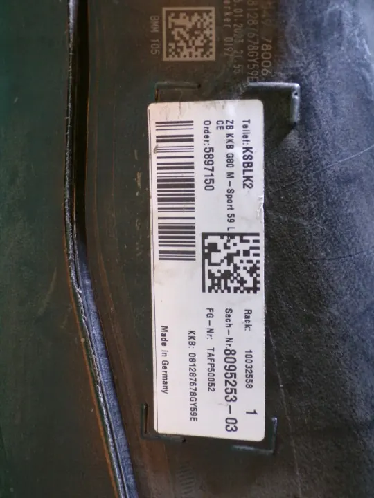 BMW OEM 8077484,8095253 Tank & Pomp - 14k km image 3