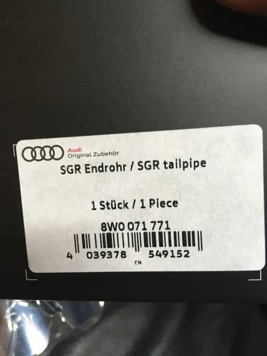 Embout silencieux Audi A4 B9 8W0071771 - OEM d'occasion image 3