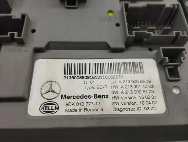Módulo Conforto Mercedes-Benz OEM A2139006909 Usado image 5