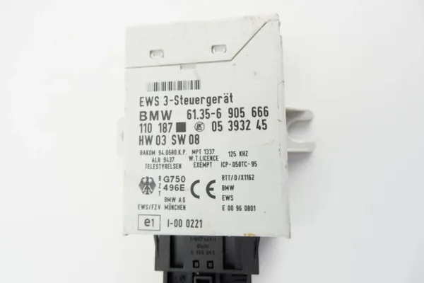 Module EWS BMW E46 OEM 6905666 - Occasion image 3
