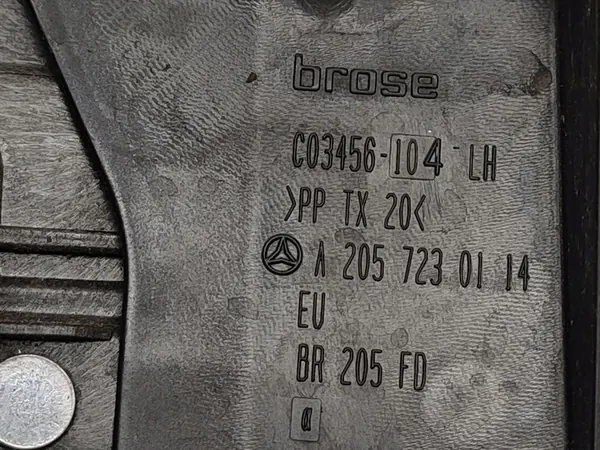 Framdörrslås 4 PIN Vänster Mercedes C W205 2014–2021 image 6