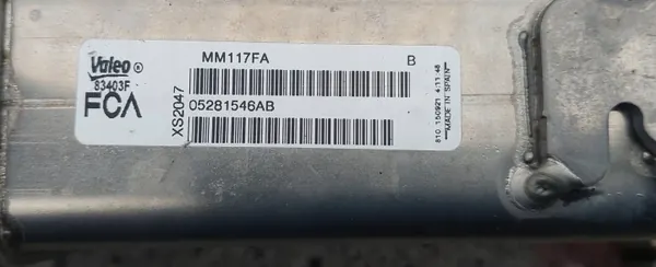 Arrefecedor EGR Jeep Wrangler 2.0 Turbo OEM 05281546AB image 4