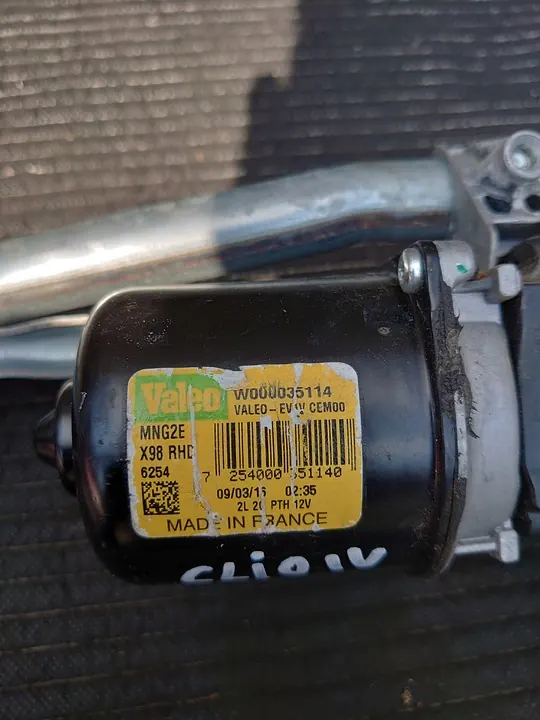 RENAULT CLIO IV Pyyhkijän moottorin mekanismi eteen 288603753R image 3