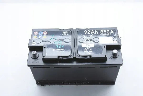 VARTA CLARIOS AGM VRLA Accu 92Ah 850A 12V image 1