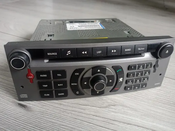 Radio CD Navigation OEM 96559851YW für Peugeot 407 image 2
