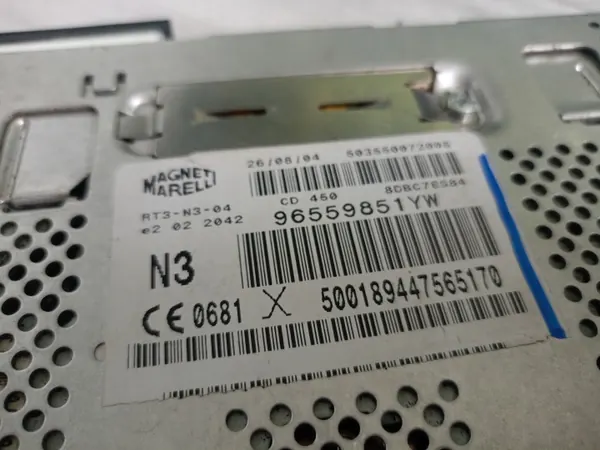 Radio CD Navigation OEM 96559851YW für Peugeot 407 image 3