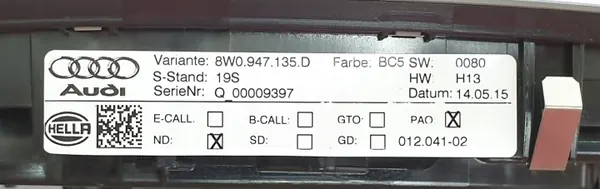 Audi OE 8W0947135D BC5 Gebrauchtteil - Direktpassend image 8