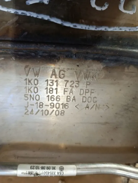 Catalisador VW EOS 2.0 TDI OEM 1K0131723P image 4