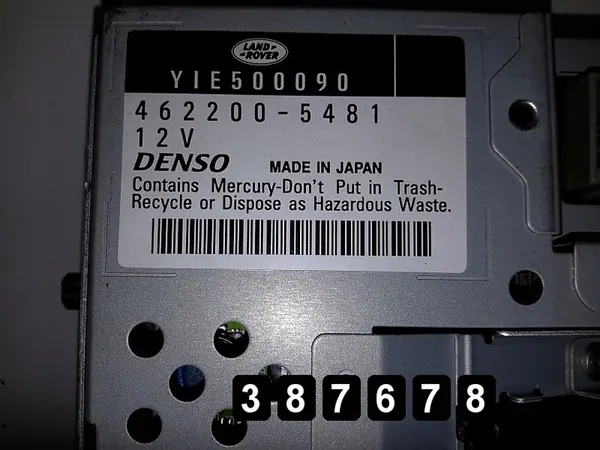 Écran d'affichage Land Rover Range Rover 2007 yie500090 image 7