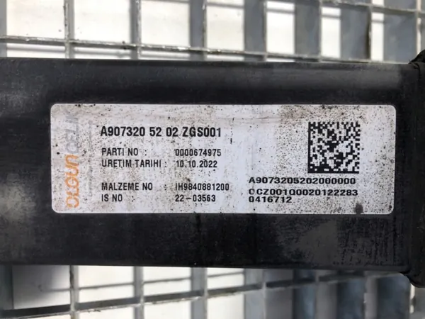 Vasen takajousi OEM A9073205202 Mercedes Sprinter image 5