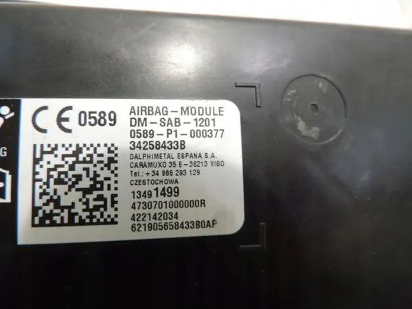 OEM 39200976 Höger Airbaggardin för Opel Insignia B image 6